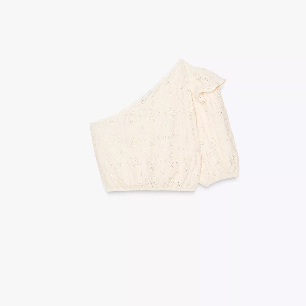 White One-Shoulder Top - Picture 2 of 5